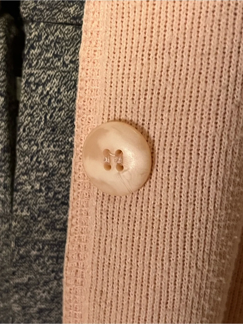 Women's Peach Button-Front Storage Vest with Pockets